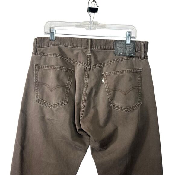 Levi's Jeans Mens 34x34 514 straight  Fit White Tab - Picture 11 of 16